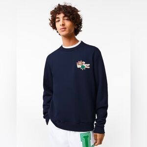 Lacoste Badge Organic Cotton Sweatshirt